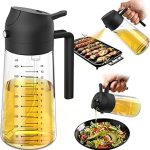 TrendPlain 16oz/470ml Glass Olive Oil Sprayer