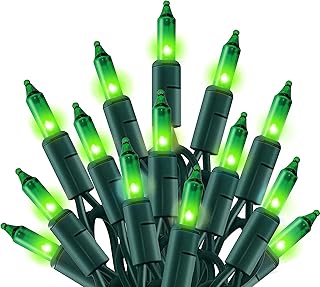 TW SHINE Green Christmas Lights