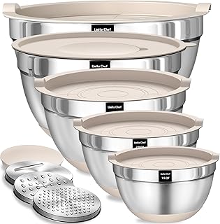 Umite Chef Mixing Bowls Airtight Lids
