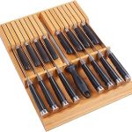 Utoplike In-drawer Knife Block Bamboo Kitchen