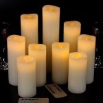 Vinkor Flameless Candles Battery Operated Real