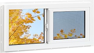 Vinyl Basement Window 32" x 14"