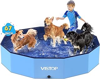 VISTOP Extra Large Foldable Dog Pool
