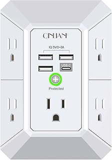 Wall Charger Surge Protector QINLIANF 5