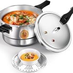WantJoin 10Qt Aluminum Pressure Cooker w/Release