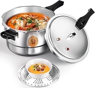 WantJoin 10Qt Aluminum Pressure Cooker w/Release