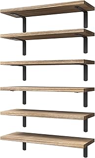 WOPITUES Wood Floating Shelves 6