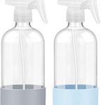Worldgsb 2 Glass Spray Bottles Silicone