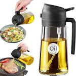 YARRAMATE 16oz/470ml Glass Olive Oil Sprayer