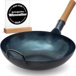YOSUKATA 13.5” Blue Carbon Steel Wok