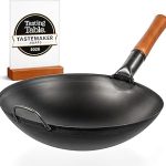 YOSUKATA 14" Carbon Steel Wok Round