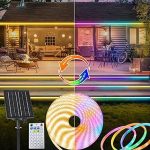 ZAIYW 32.8Ft Dual Color Changing Solar
