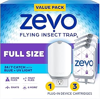 Zevo Flying Insect Trap & 3
