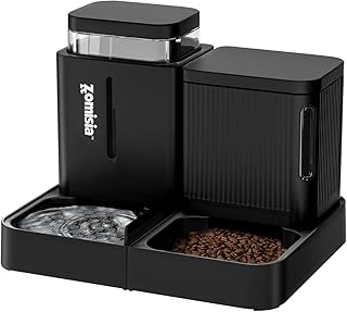 ZOMISIA Automatic Cat Feeder Water Dispenser